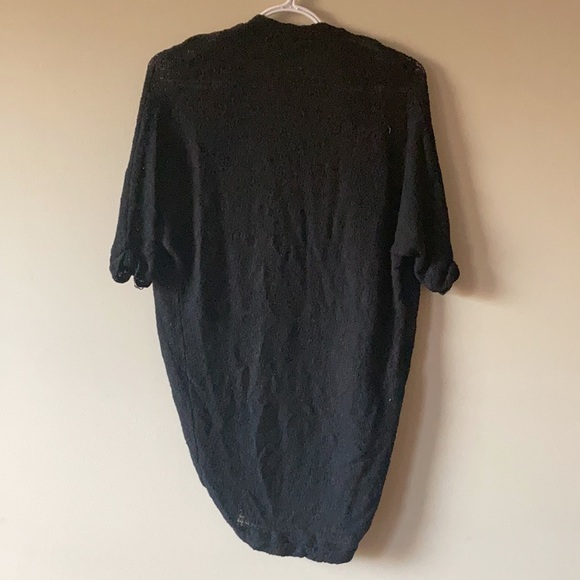 Black short sleeve cardigan - Picture 2 of 2